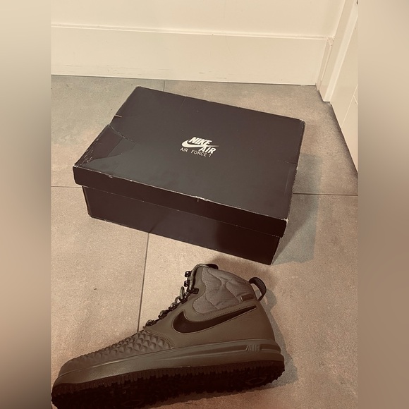 Nike Air Force 1 - Duck Boots - Size 13 US - Camo Green - Snakeskin - Gorpcore - Picture 5 of 9